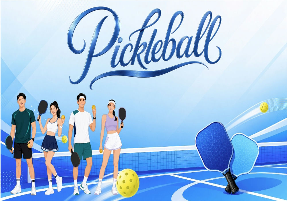 Vector Phông Nền Pickle Ball 14