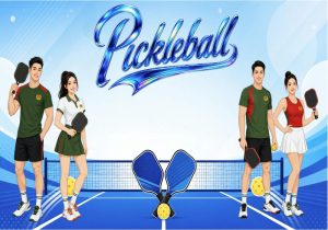 Vector Phông Nền Pickle Ball 16
