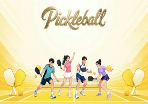 Vector Phông Nền Pickle Ball 2
