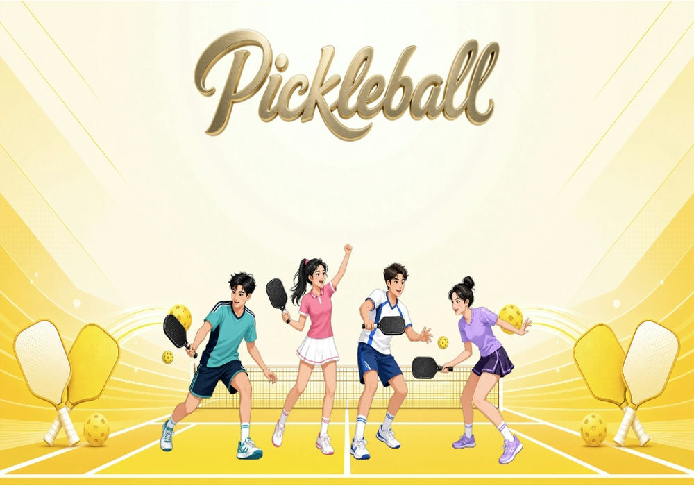 Vector Phông Nền Pickle Ball 2
