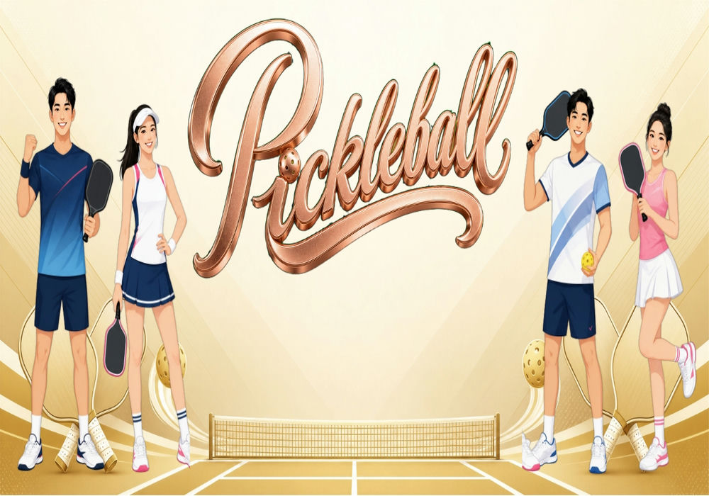 Vector Phông Nền Pickle Ball 22