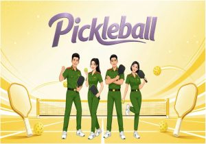Vector Phông Nền Pickle Ball 4