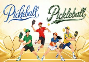 Vector Phông Nền Pickle Ball 40