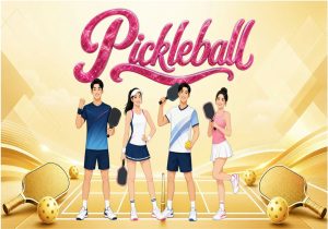 Vector Phông Nền Pickle Ball 43