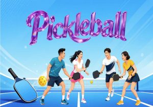 Vector Phông Nền Pickle Ball 44