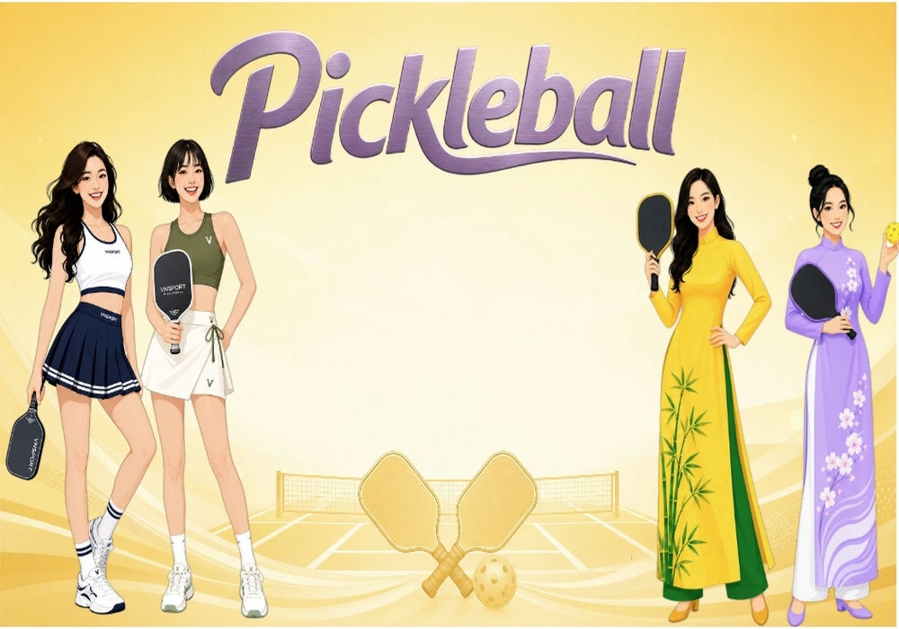 Vector Phông Nền Pickle Ball 5