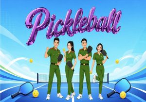 Vector Phông Nền Pickle Ball 50