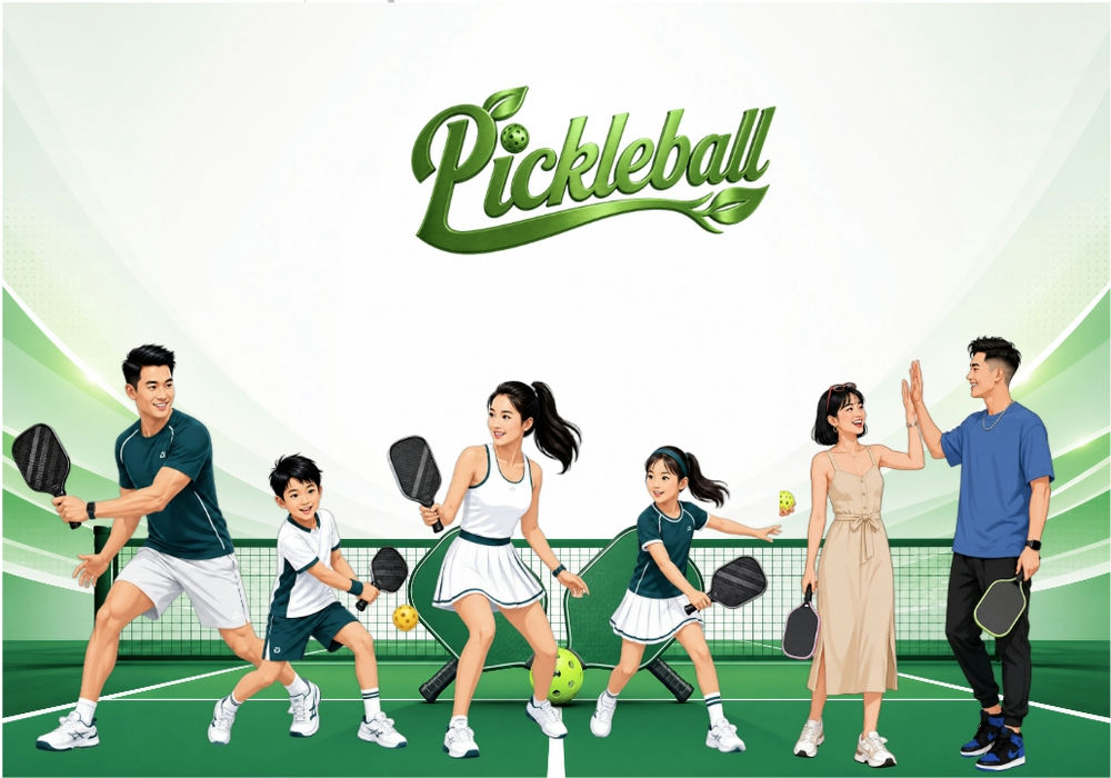Vector Phông Nền Pickle Ball