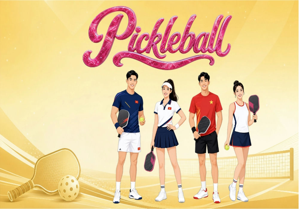 Vector Phông Nền Pickle Ball 6