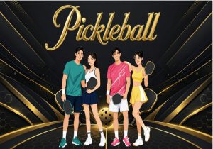 Vector Phông Nền Pickle Ball 9