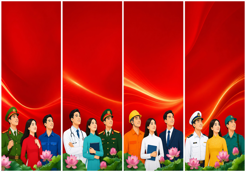 Vector Standee, Phướn Cổ Động (4)