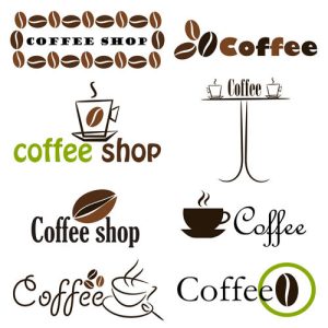 logo cà phê dạng vector 01