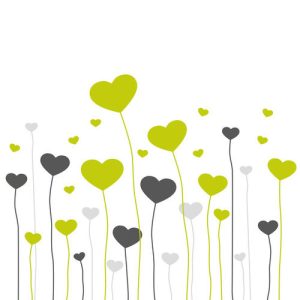 trái tim bằng cỏ cho ngày Valentine 2