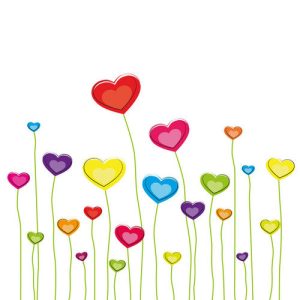 trái tim bằng cỏ cho ngày Valentine
