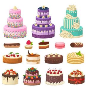 vector hình ảnh bánh sinh nhật