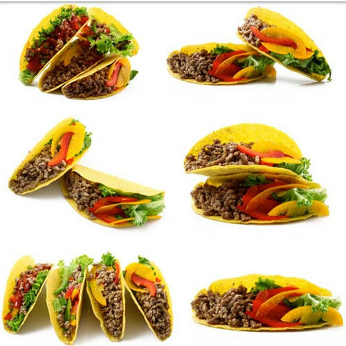 vector món Tacos Mexico ngon tuyệt