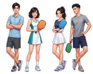Cặp Đôi Nam Nữ Chơi Pickleball, Trò Chơi Pickleball (36)