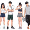 Cặp Đôi Nam Nữ Chơi Pickleball, Trò Chơi Pickleball (37)