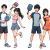 Cặp Đôi Nam Nữ Chơi Pickleball, Trò Chơi Pickleball (39)
