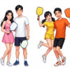 Cặp Đôi Nam Nữ Chơi Pickleball, Trò Chơi Pickleball (57)