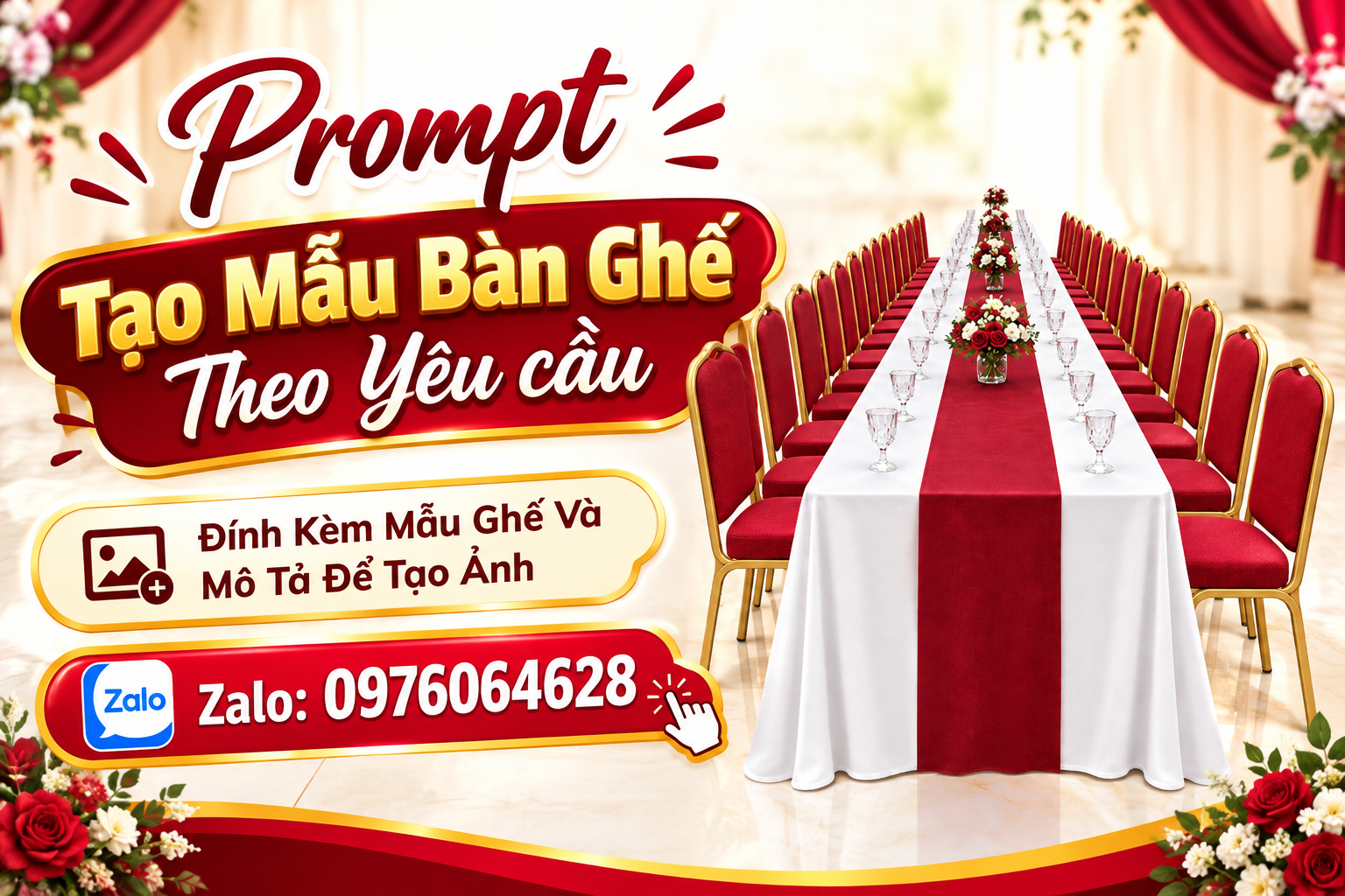 Prompt Tạo Mẫu Decor Bàn Ghế Gia Tiên