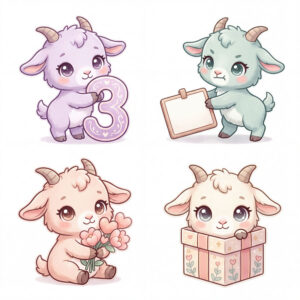 Chibi Dê Sinh Nhật Dễ Thương (11)