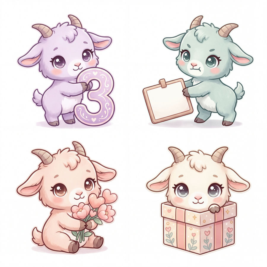 Chibi Dê Sinh Nhật Dễ Thương (11)