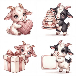 Chibi Dê Sinh Nhật Dễ Thương (2)
