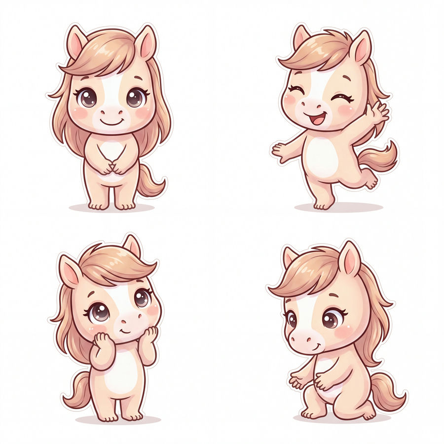 Con Ngựa, Chibi Ngựa Sinh Nhật (1)