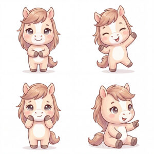Con Ngựa, Chibi Ngựa Sinh Nhật (3)