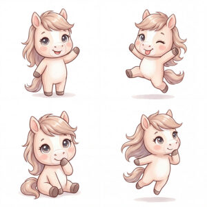 Con Ngựa, Chibi Ngựa Sinh Nhật (4)