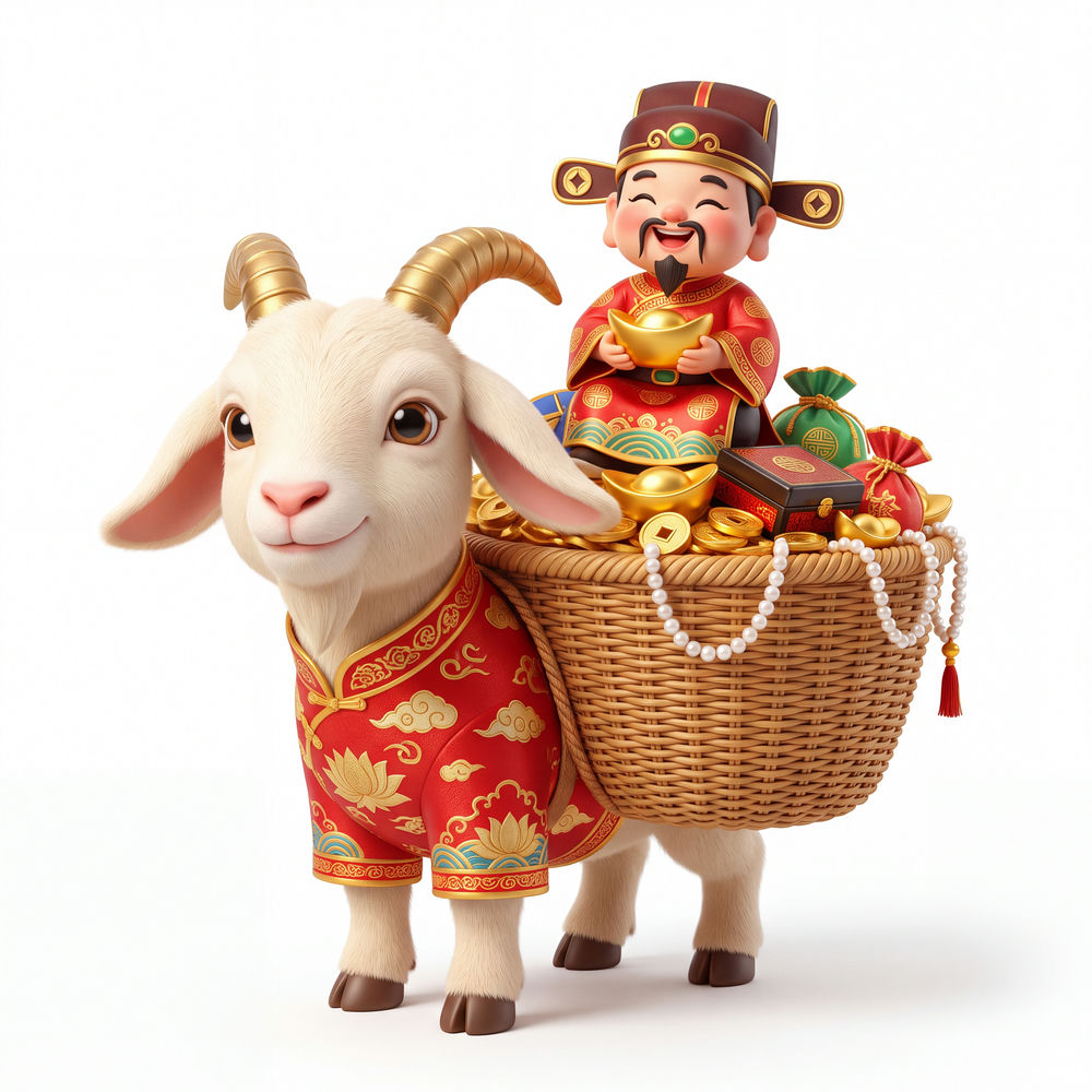 Link Vật Dê Năm Mới, Con Dê Và Thần Tài (13)