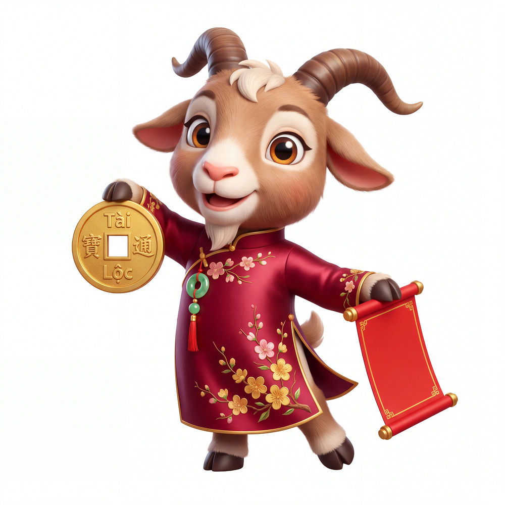 Link Vật Dê Năm Mới, Con Dê Và Thần Tài (17)