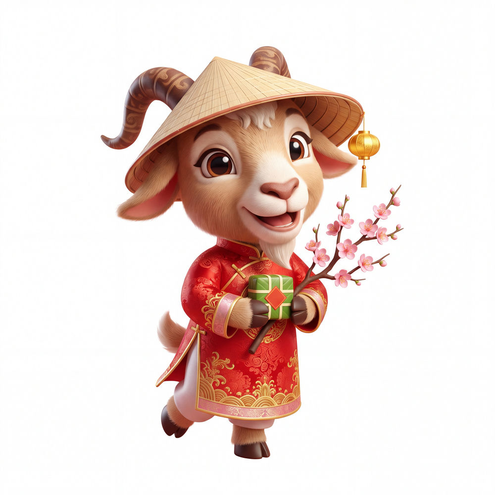 Link Vật Dê Năm Mới, Con Dê Và Thần Tài (18)