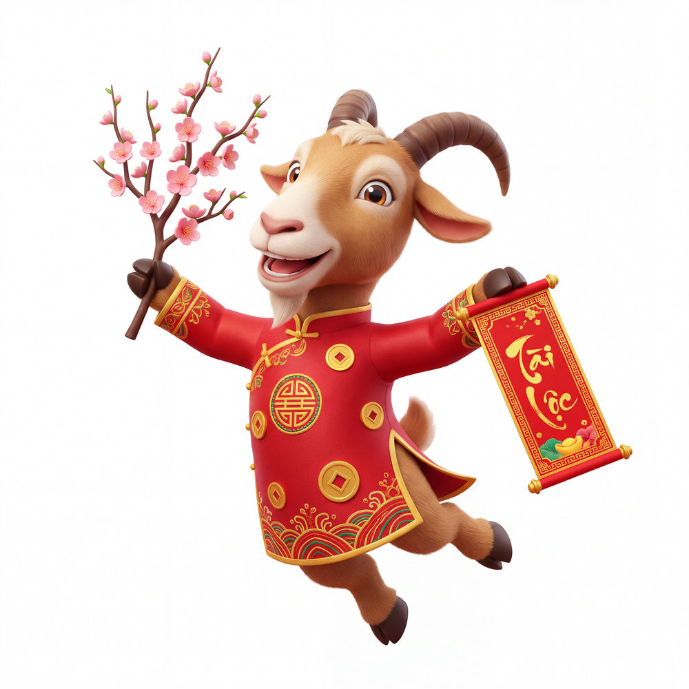Link Vật Dê Năm Mới, Con Dê Và Thần Tài (19)