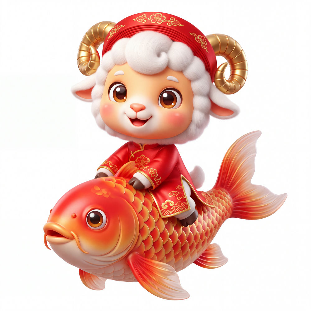 Link Vật Dê Năm Mới, Con Dê Và Thần Tài (26)