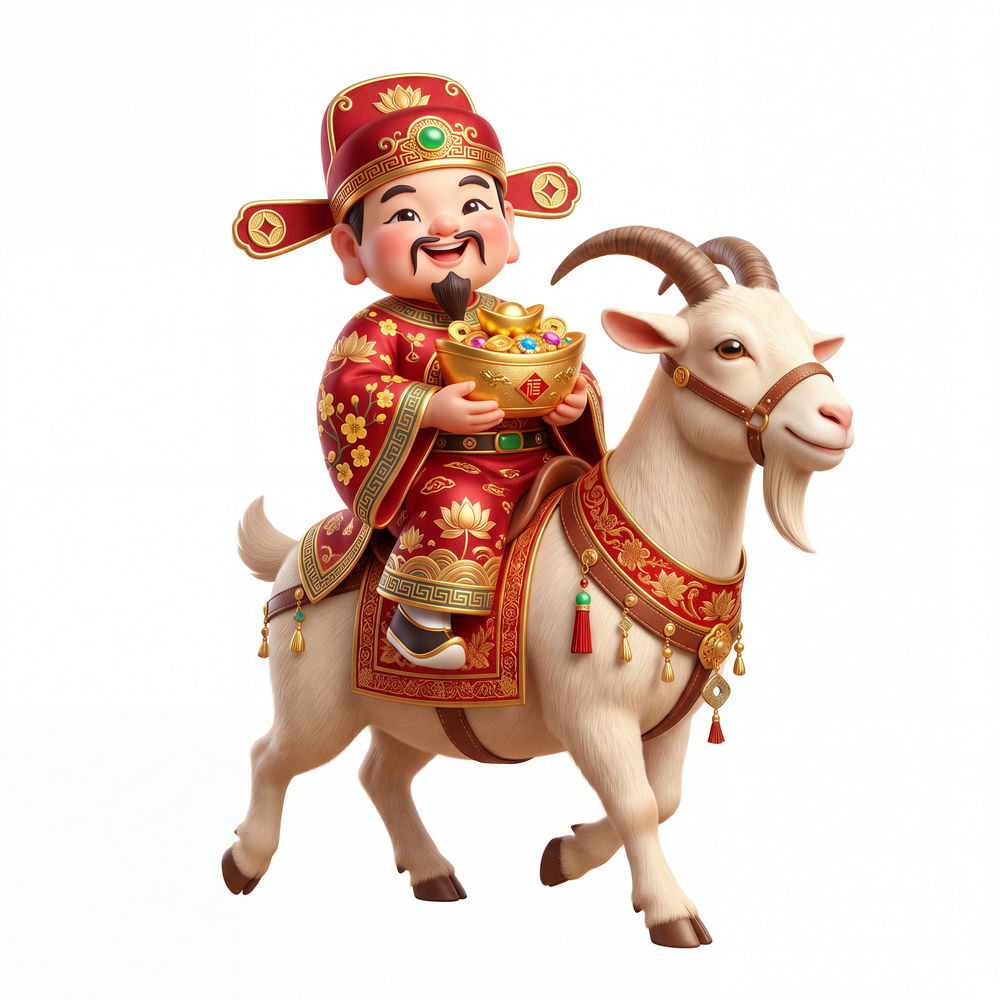 Link Vật Dê Năm Mới, Con Dê Và Thần Tài (3)