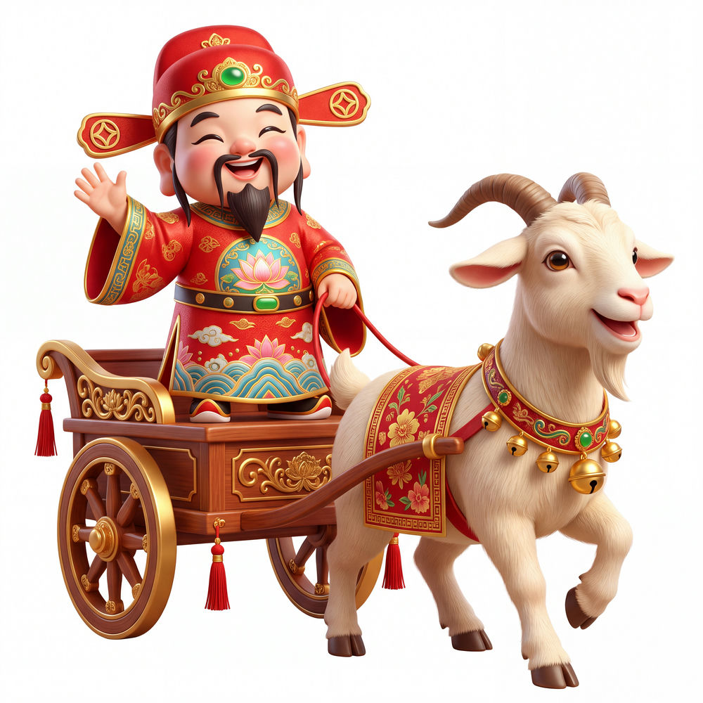 Link Vật Dê Năm Mới, Con Dê Và Thần Tài (33)
