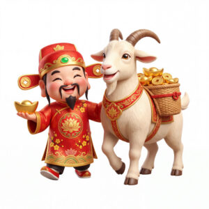 Link Vật Dê Năm Mới, Con Dê Và Thần Tài (4)