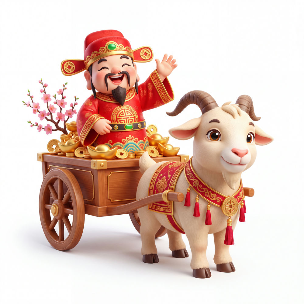 Link Vật Dê Năm Mới, Con Dê Và Thần Tài (45)