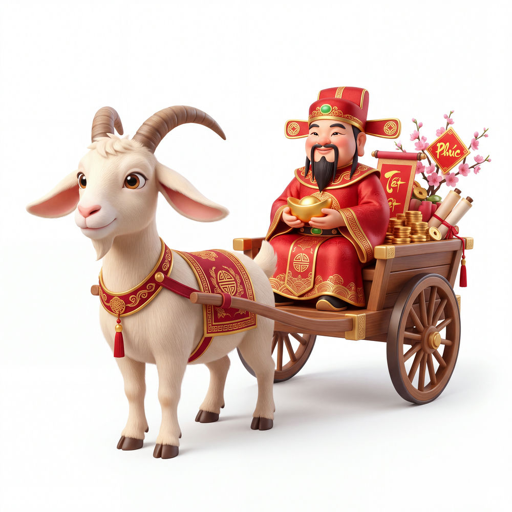 Link Vật Dê Năm Mới, Con Dê Và Thần Tài (49)
