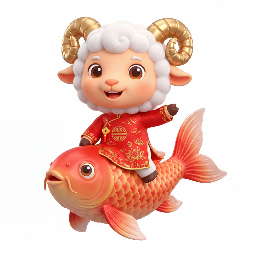 Link Vật Dê Năm Mới, Con Dê Và Thần Tài (50)