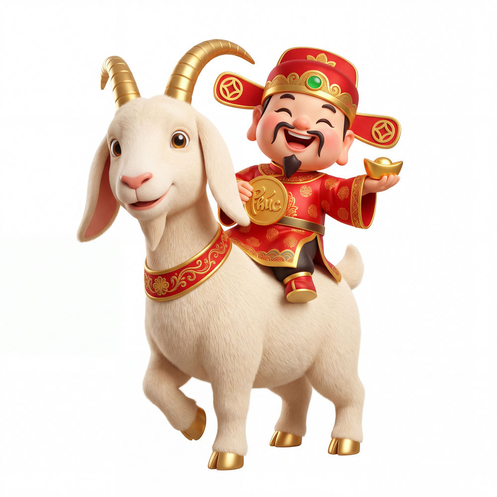 Link Vật Dê Năm Mới, Con Dê Và Thần Tài (52)