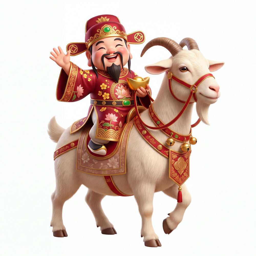 Link Vật Dê Năm Mới, Con Dê Và Thần Tài (54)