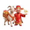 Link Vật Dê Năm Mới, Con Dê Và Thần Tài (6)