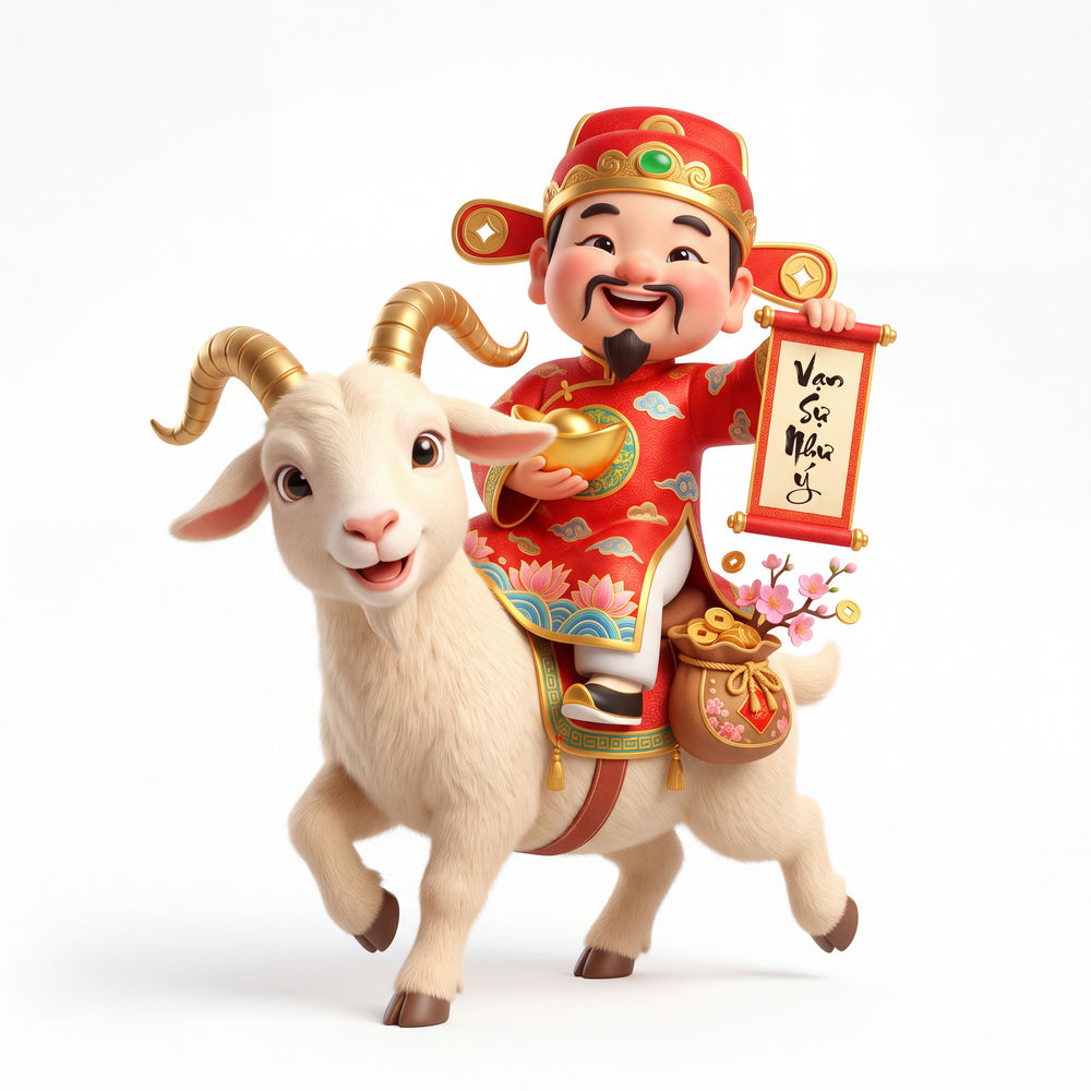 Link Vật Dê Năm Mới, Con Dê Và Thần Tài (61)