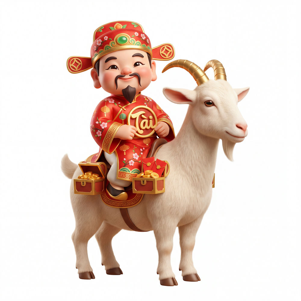 Link Vật Dê Năm Mới, Con Dê Và Thần Tài (63)