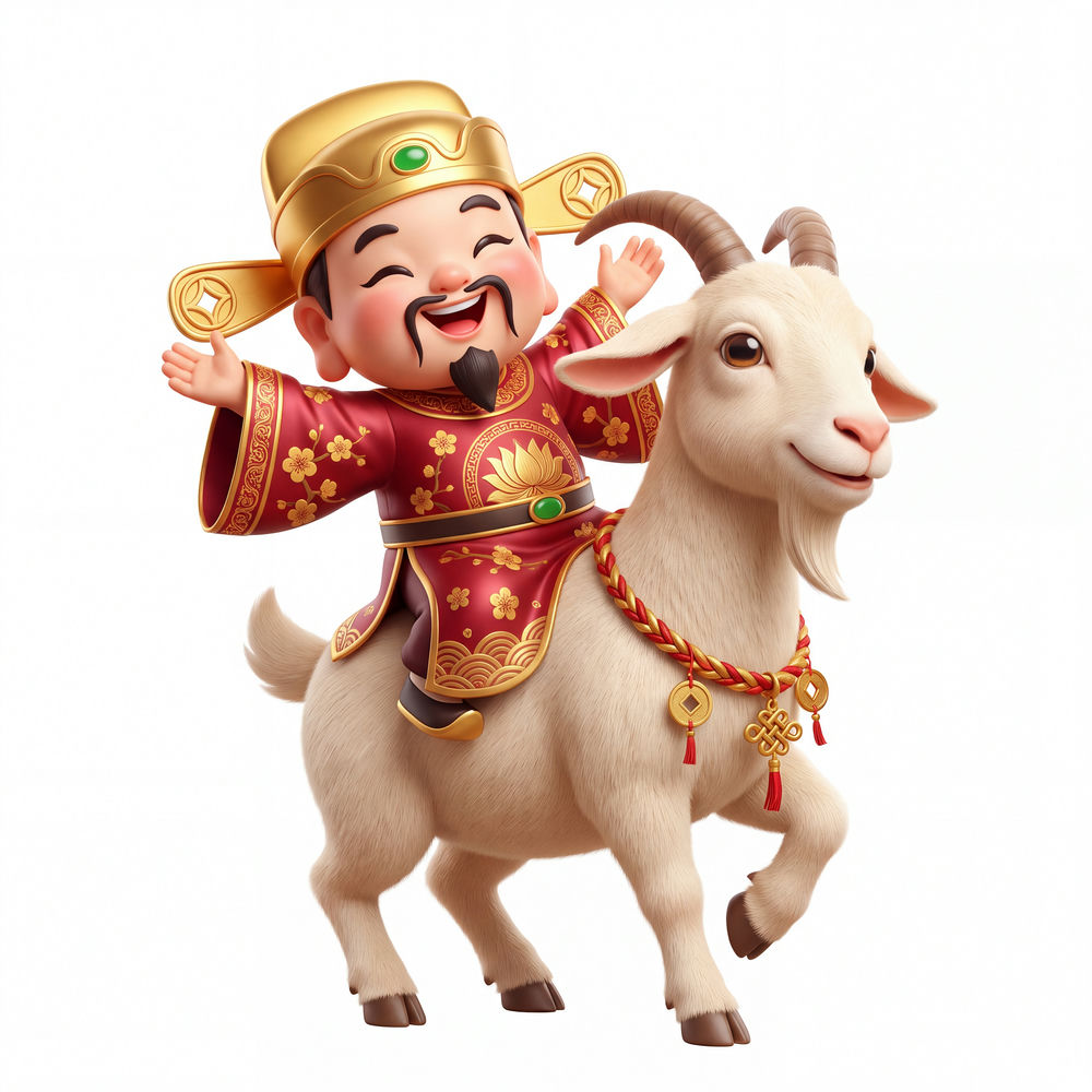 Link Vật Dê Năm Mới, Con Dê Và Thần Tài (64)
