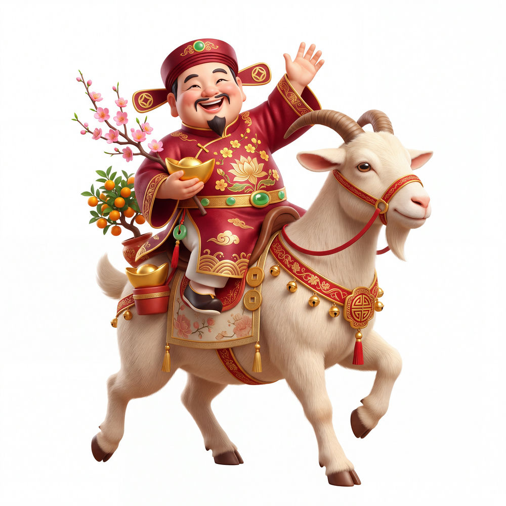 Link Vật Dê Năm Mới, Con Dê Và Thần Tài (65)