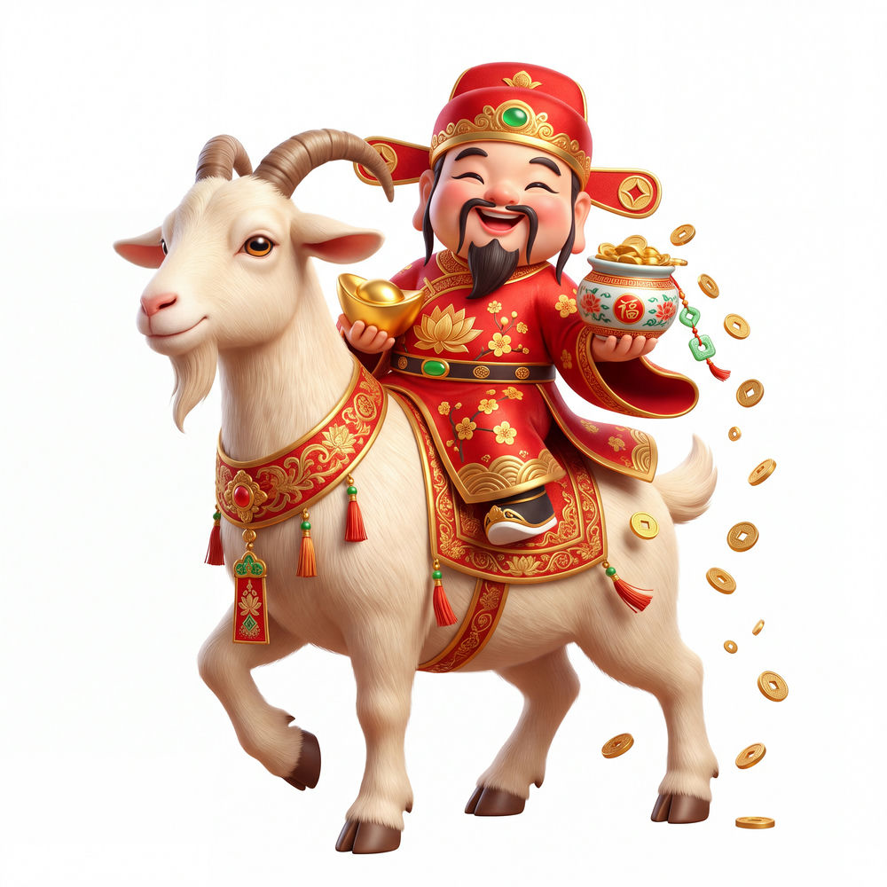 Link Vật Dê Năm Mới, Con Dê Và Thần Tài (68)